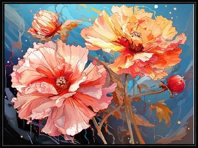 Картина Гвоздики №36