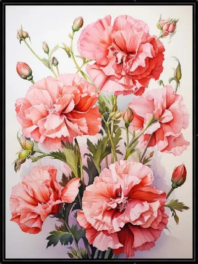 Картина Гвоздики №43