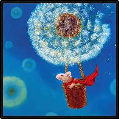 Мышка летит на одуванчике