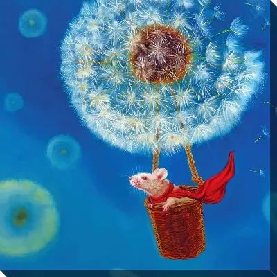 Мышка летит на одуванчике