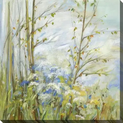 Картина маслом Одуванчики в природе