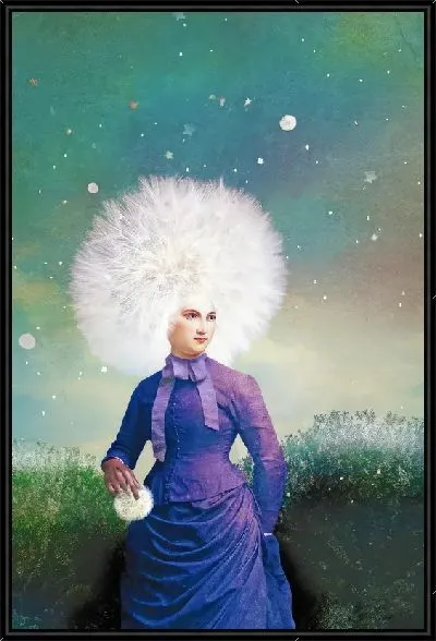 Картина Девушка с одуванчиком на голове