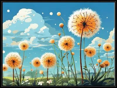 Картина Одуванчики №76