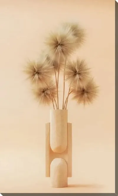 Постер Одуванчики в вазе