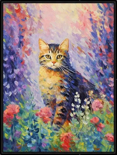 Картина Кошка мастихин