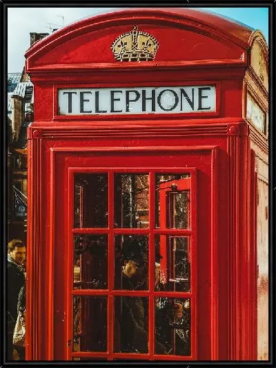 Картина Красная телефонная будка