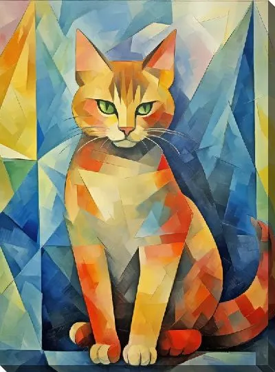 Картина маслом Арт кошка №20
