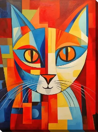 Картина маслом Арт кошка №24