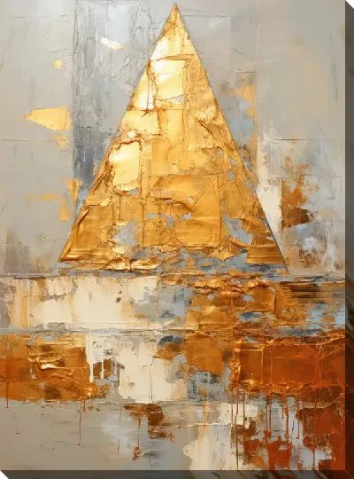 Постер Золотой треугольник фактуры №2