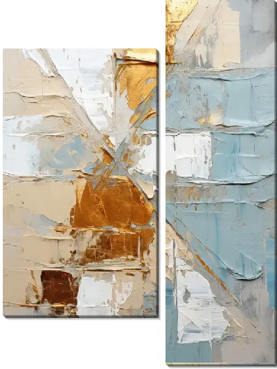 Модульная картина Фактура мазков №5