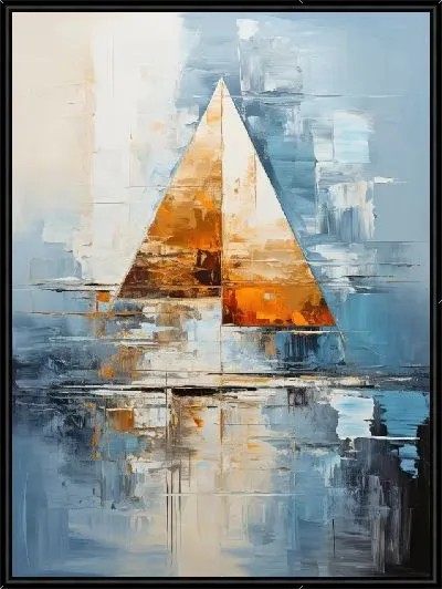 Картина Треугольник абстракции
