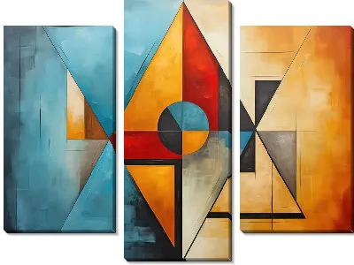 Треугольники и ромбы №34