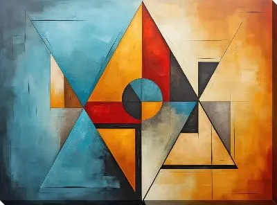 Треугольники и ромбы №34