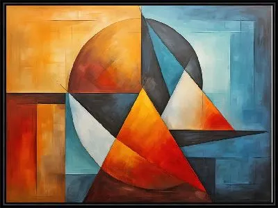 Картина Треугольники №37