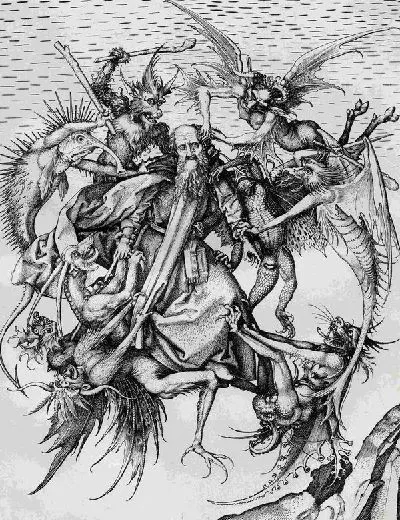 Картина Святой Антоний, истязаемый демонами (Saint Anthony, tortured by demons)