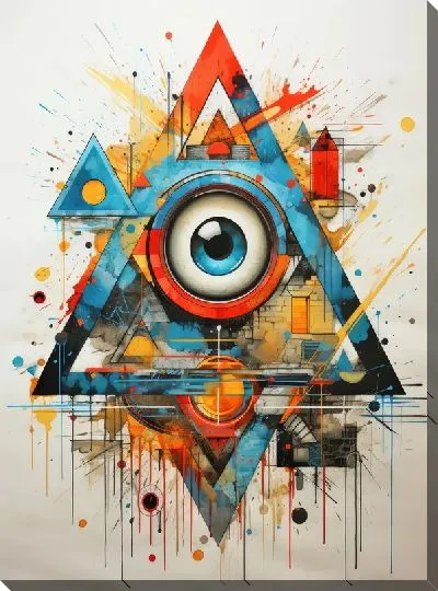 Постер Треугольники и глаз №92
