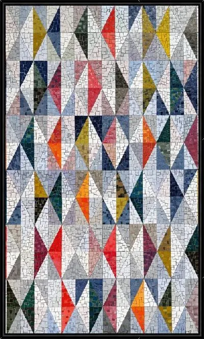 Картина Мозайка из треугольников