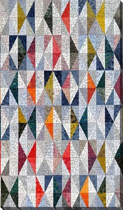 Постер Мозайка из треугольников