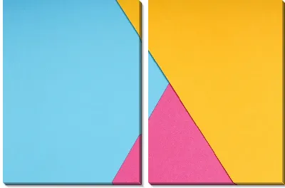 Модульная картина Треугольники №218