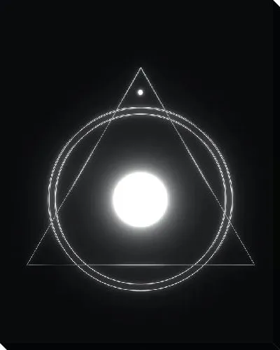 Постер Треугольник и круг