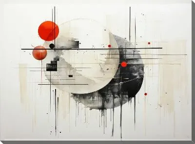 Картина маслом Арт круги №93