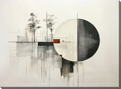 Картина маслом Арт круги №95