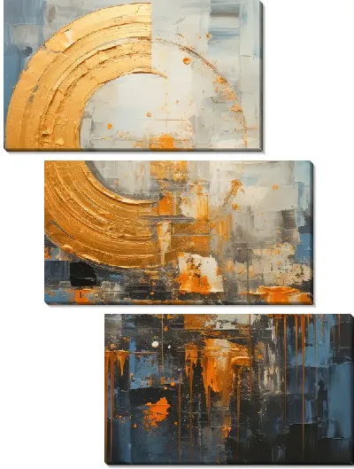 Модульная картина Арт круги №107