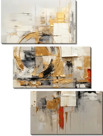 Модульная картина Арт круги №113