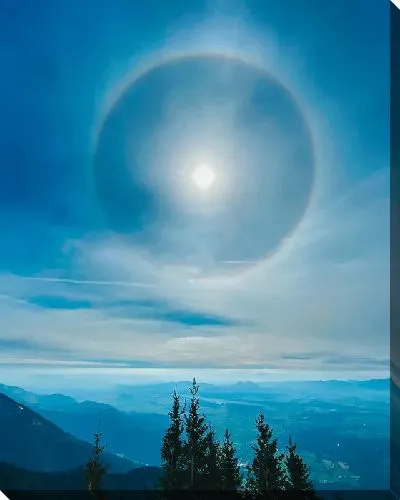 Постер Световой круг