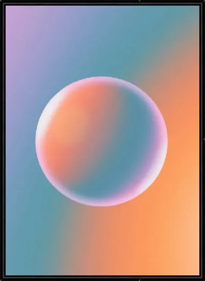 Картина Переливающийся круг