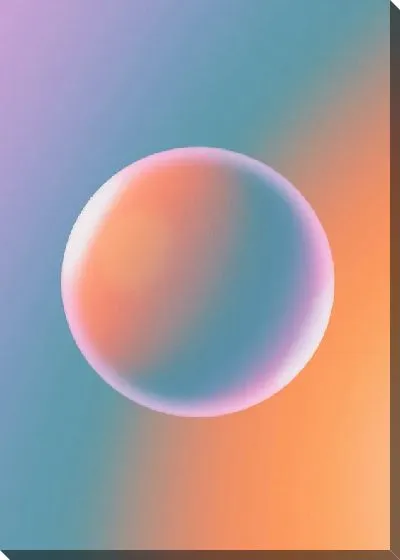 Постер Переливающийся круг