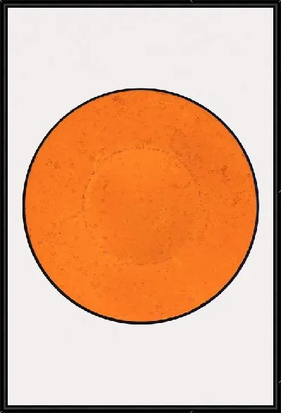 Картина Оранжевый круг