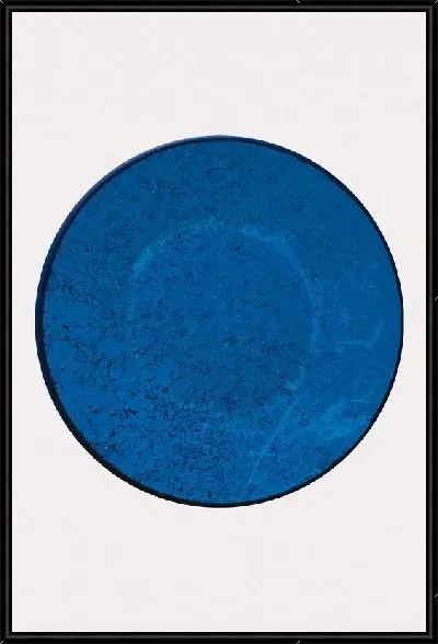 Картина Синий круг на светлом фоне