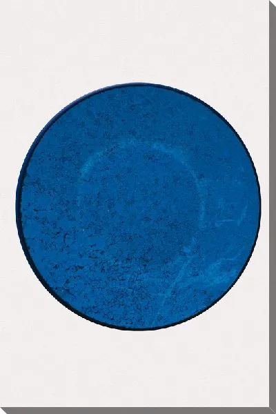 Постер Синий круг на светлом фоне