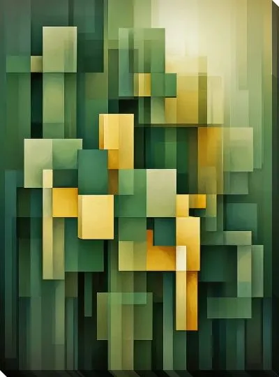 Картина маслом Квадраты №47