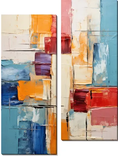 Модульная картина Квадраты №58