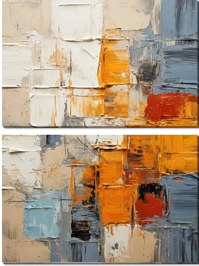 Модульная картина Квадраты №63