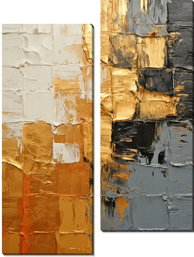 Модульная картина Квадраты №73