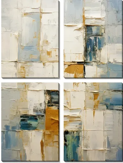 Модульная картина Квадраты №76