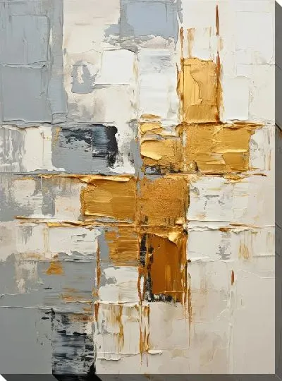 Картина маслом Квадраты №78