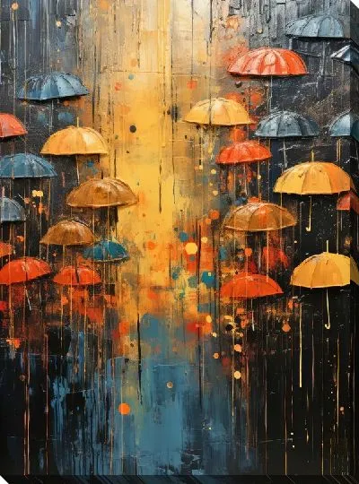 Постер Арт зонты №2