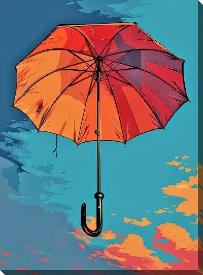 Картина маслом Арт зонт №4