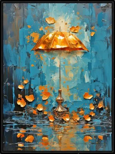 Картина Золотой зонтик