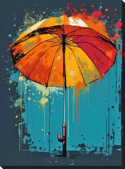 Картина маслом Арт зонт №5