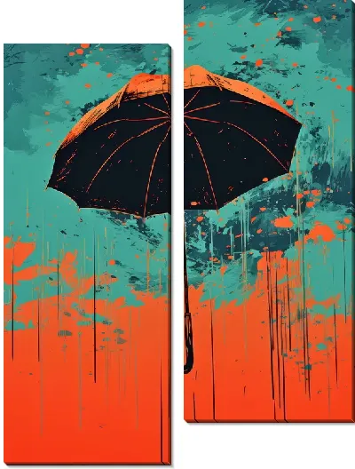 Модульная картина Арт зонт №7