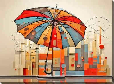 Картина маслом Арт зонт №9