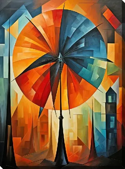 Картина маслом Арт зонт №10