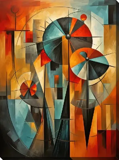 Картина маслом Арт зонты №14