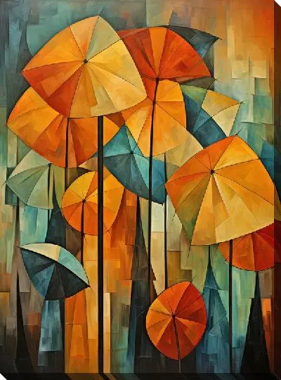 Картина маслом Арт зонты №20