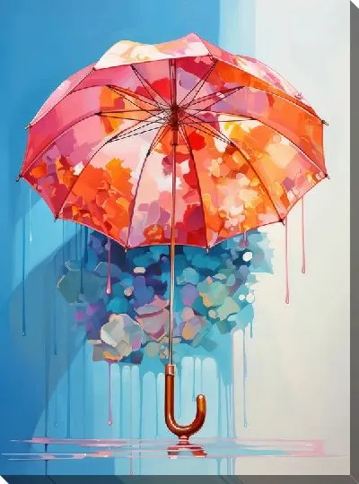 Картина маслом Арт зонт №22